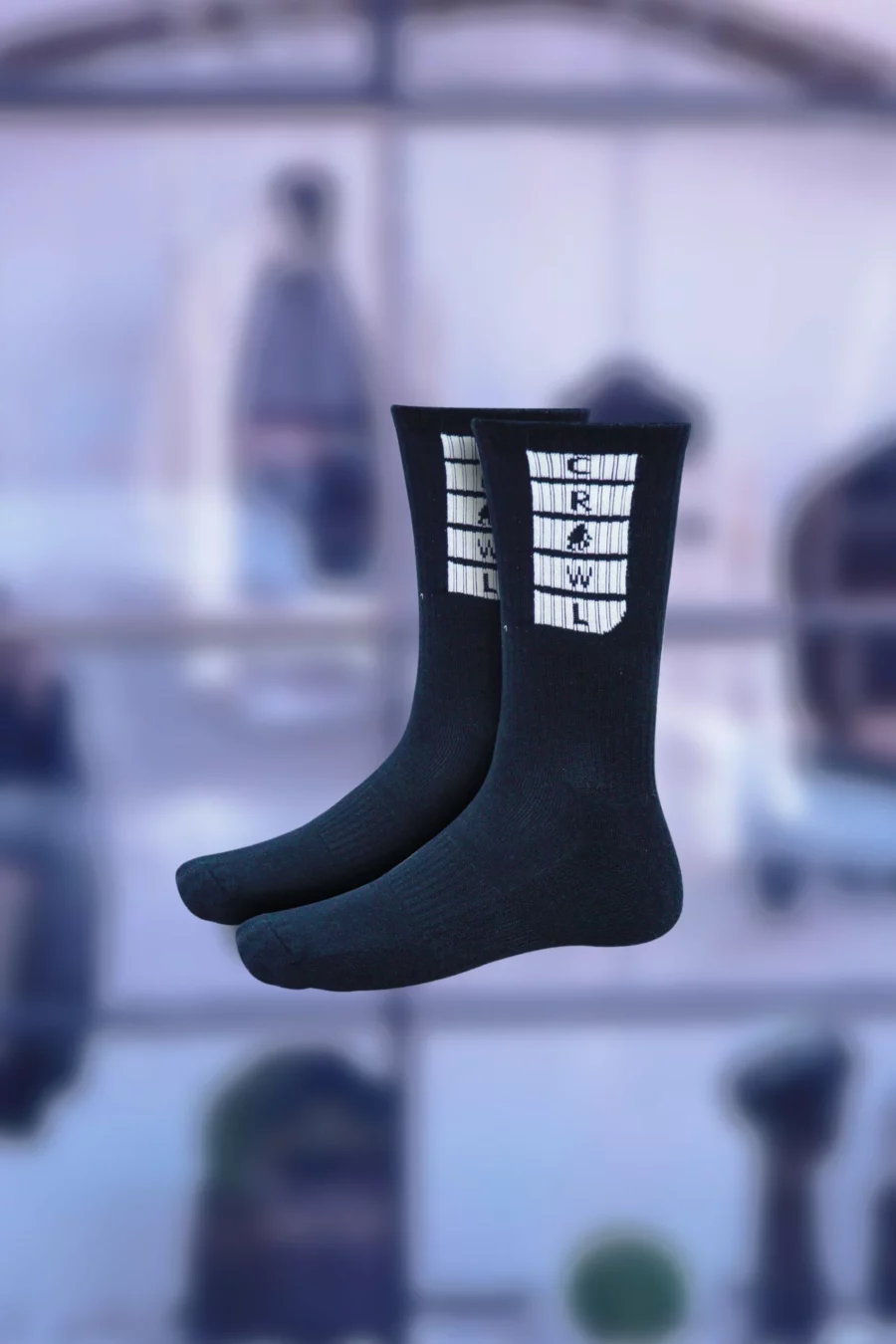 Black Active Socks scaled Crawl Clothing