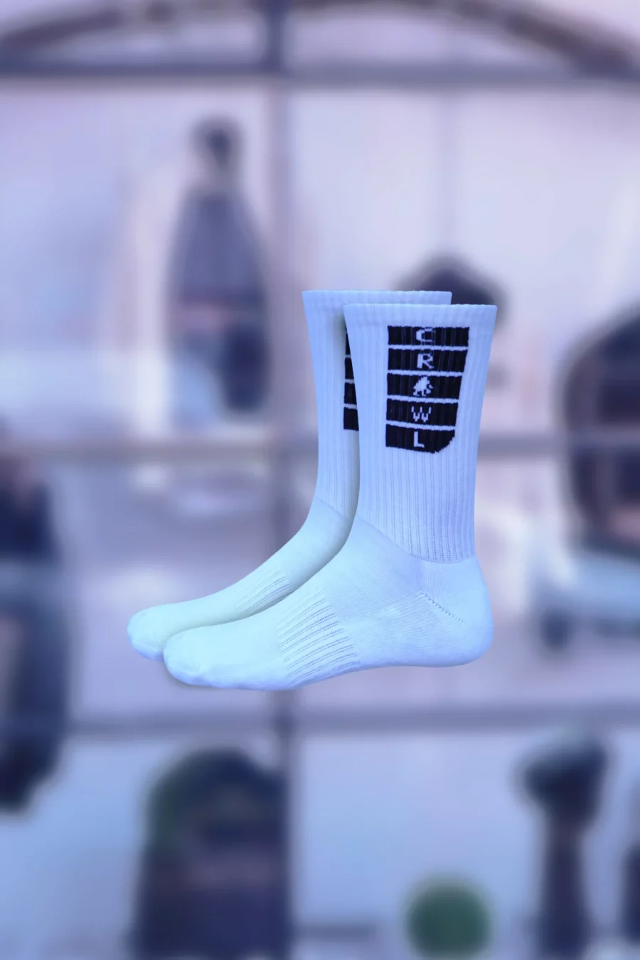 White Active Socks scaled Crawl Clothing