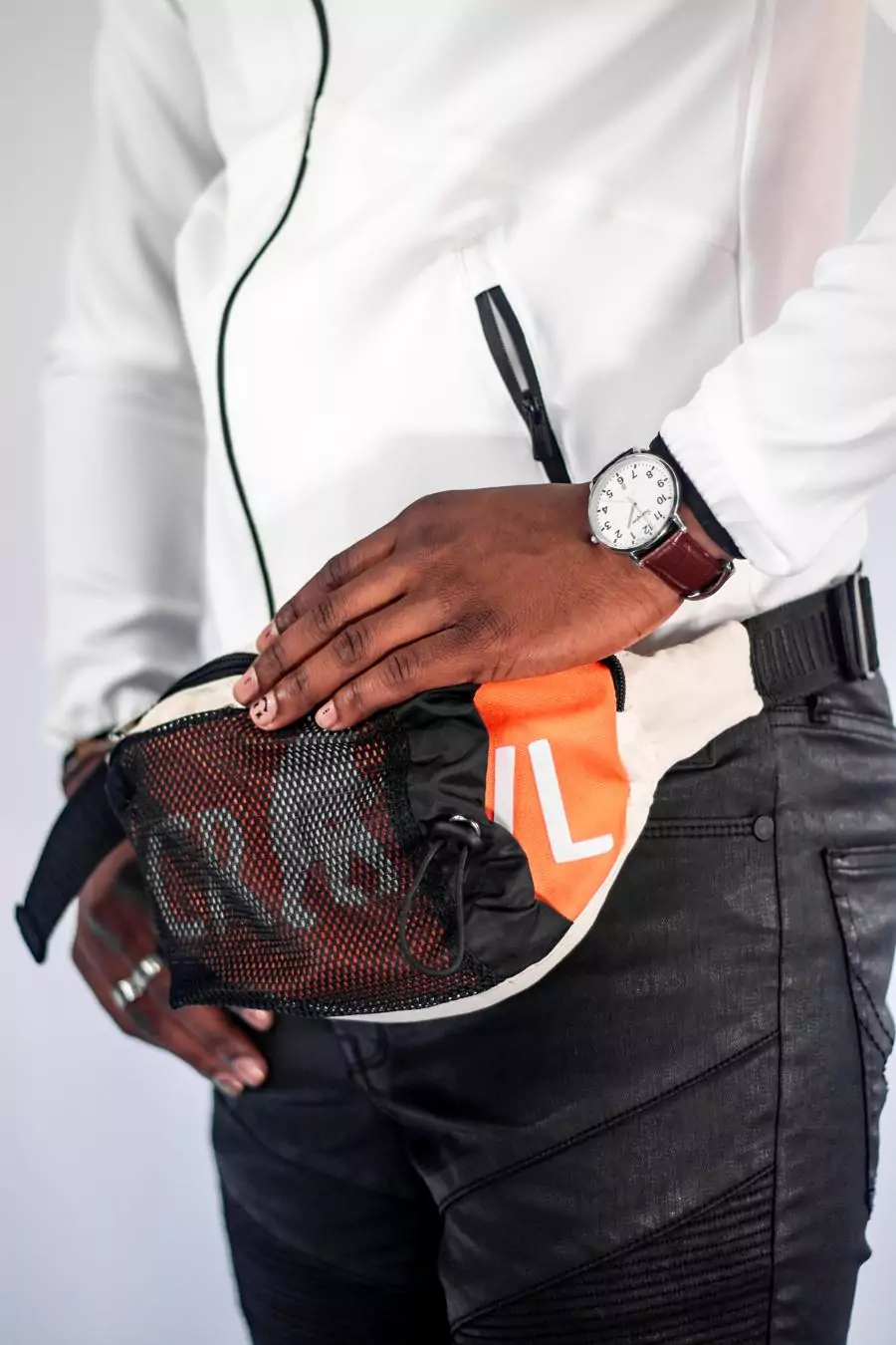 Mesh Pocket Waist Bag - Image 2