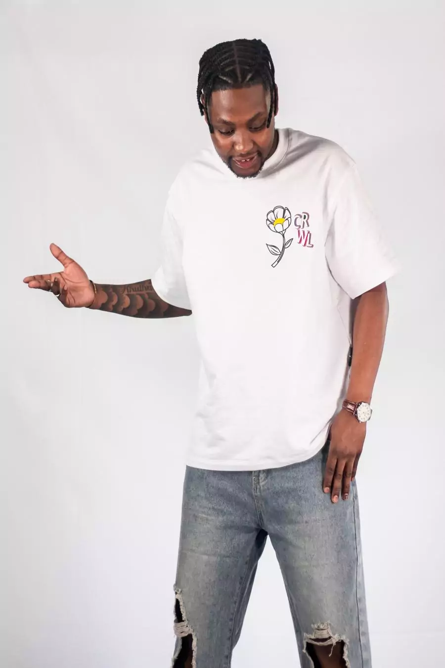 Floral Oversized Tee - Image 6