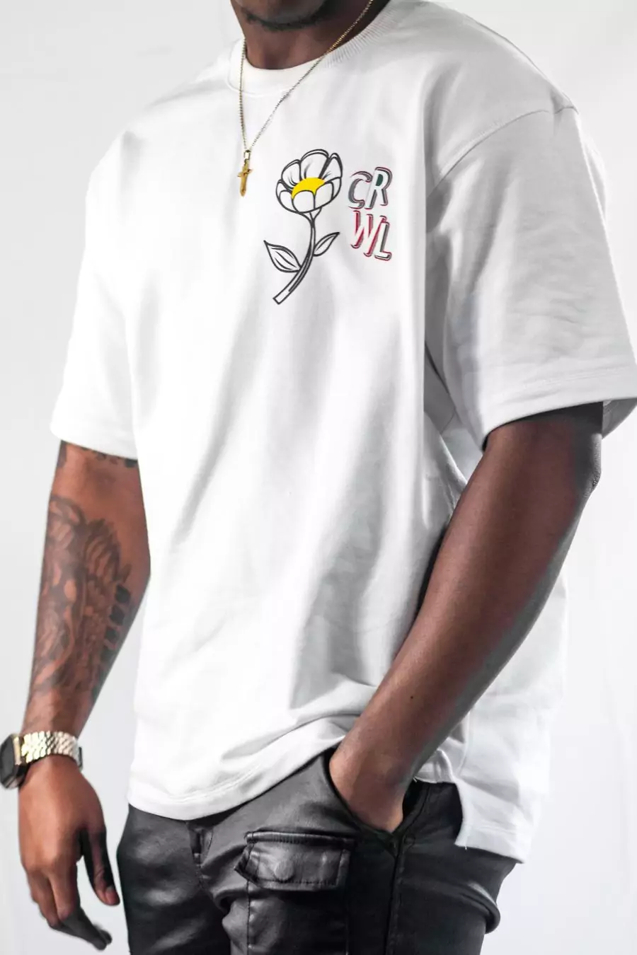 Floral Oversized Tee - Image 3